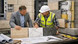 روش نصب سنگ ساختمانی