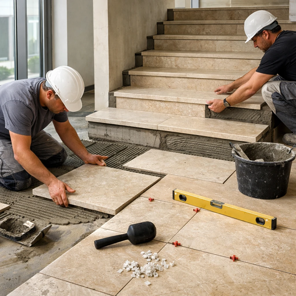 روش نصب سنگ ساختمانی